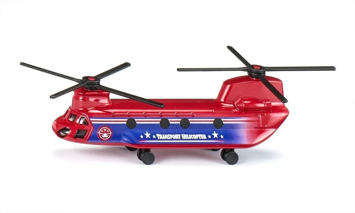 SIKU 1689 Transport Helikopter - Rood