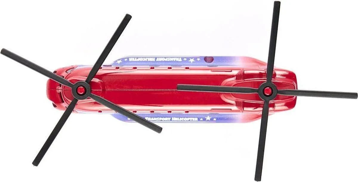 SIKU 1689 Transport Helikopter - Rood