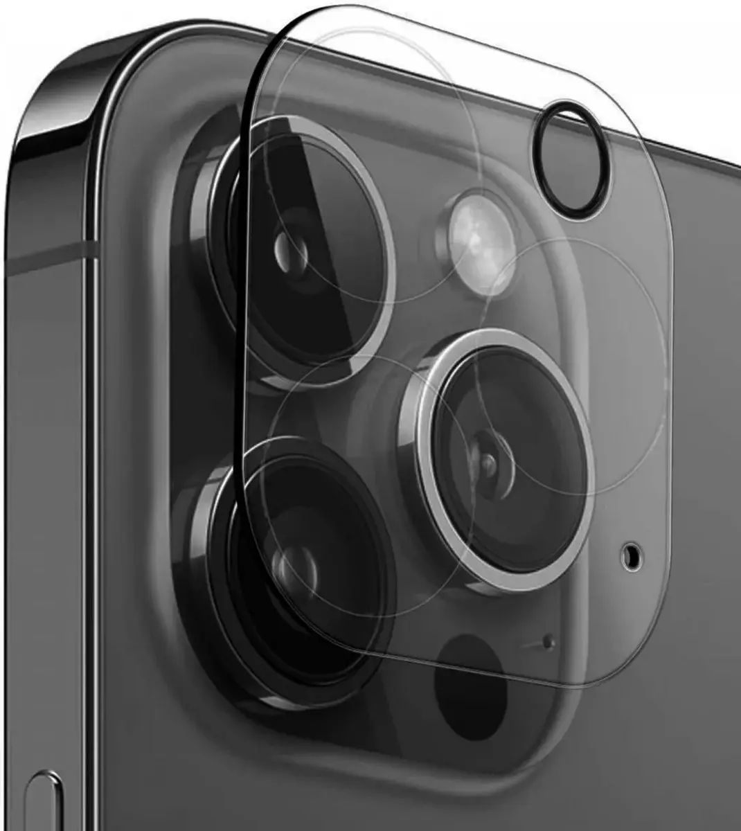Rosso Camera Protector iPhone 16 Pro/Pro Max - Ultra dun glas - Transparant