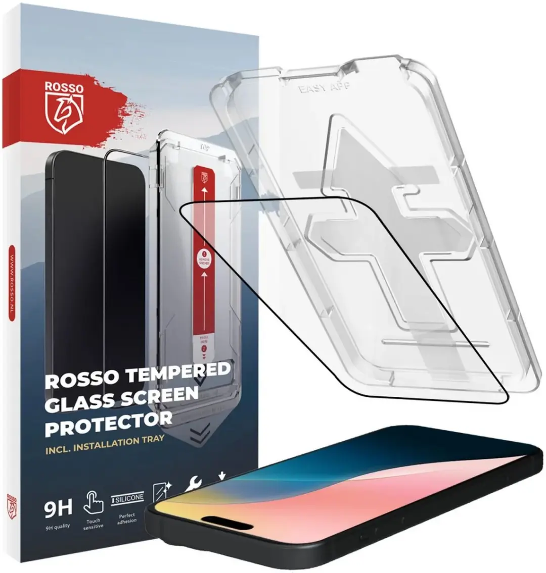 Rosso Screenprotector Geschikt voor iPhone 16 Plus
