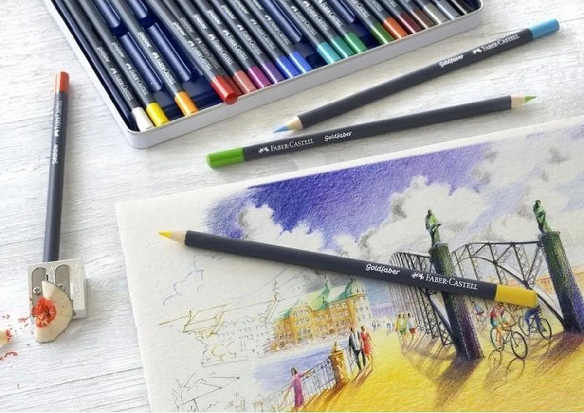 Faber-Castell Goldfaber FC-114737 Kleurpotlood - Blauwviolet