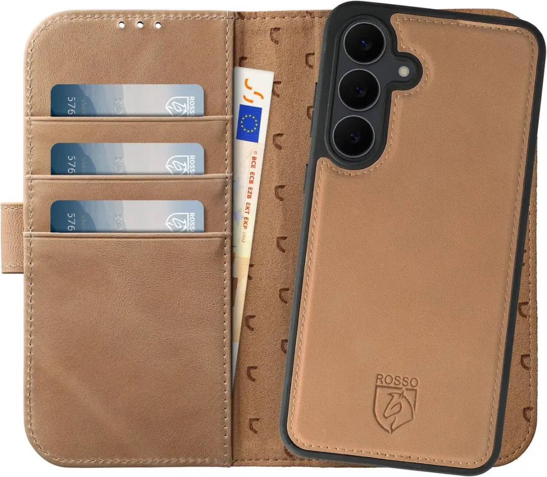 Rosso Elite Hoesje Geschikt voor Samsung Galaxy S25