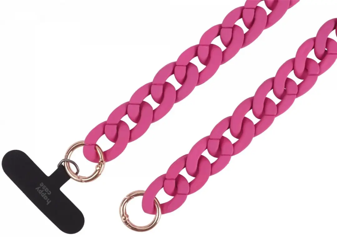 HappyCase Madeira Crossbody Ketting - 120cm Roze - afbeelding 6 van 6