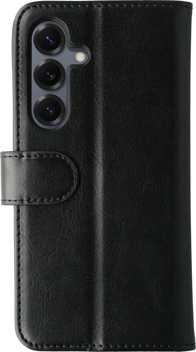 Rosso Element Wallet Book Case 203184 - Samsung Galaxy S25 Plus - 3 Pasjes - Zwart - afbeelding 6 van 6
