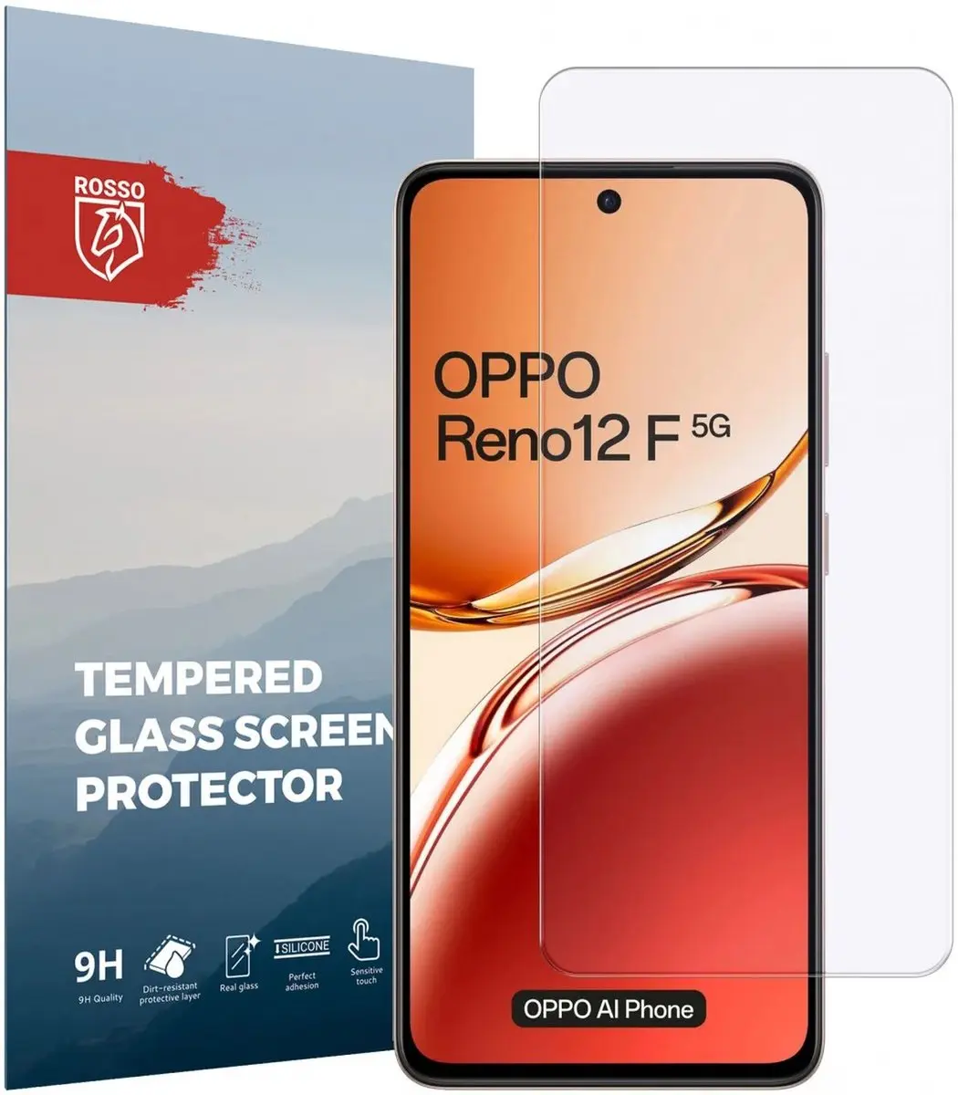 Rosso Screen Protector Geschikt voor Oppo Reno 12 F