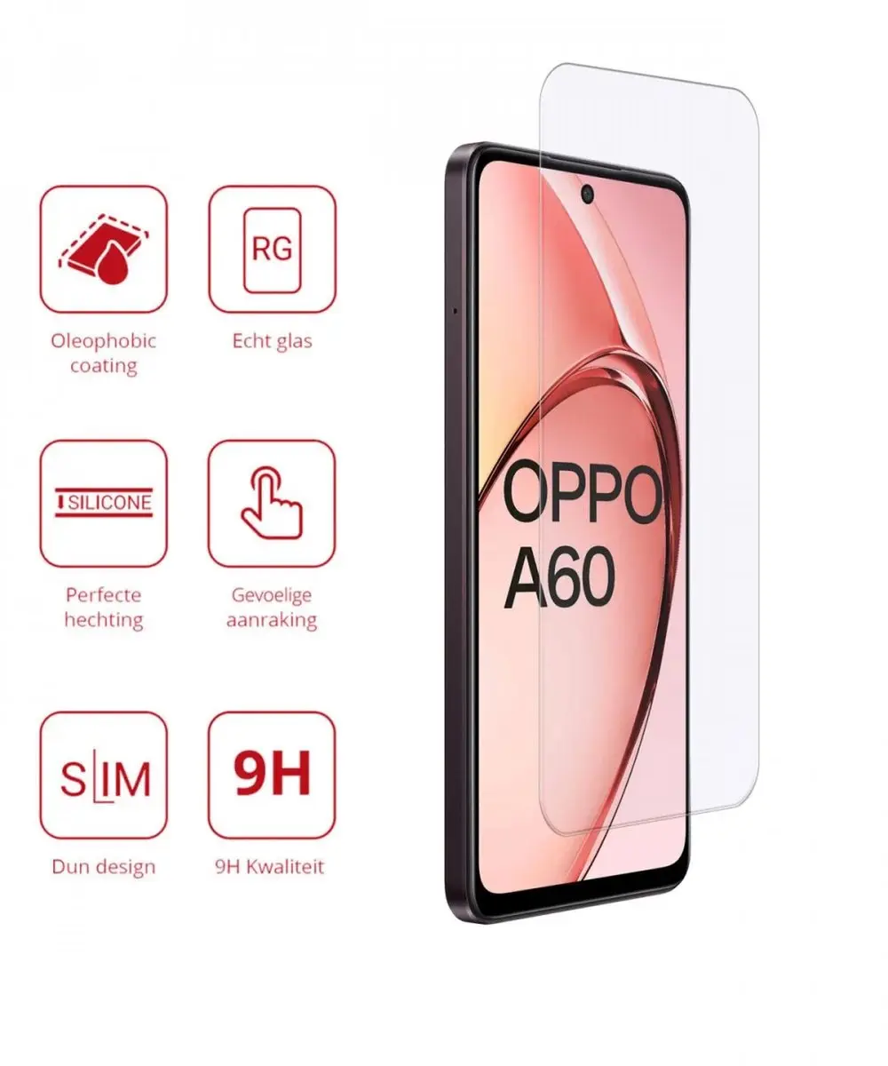 Rosso Screen Protector Oppo A60 9H Tempered Glass