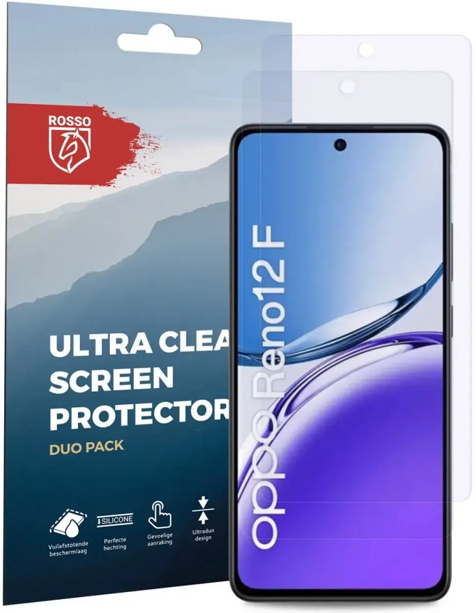 Rosso Screen Protector Oppo Reno 12 F - 2 Stuks