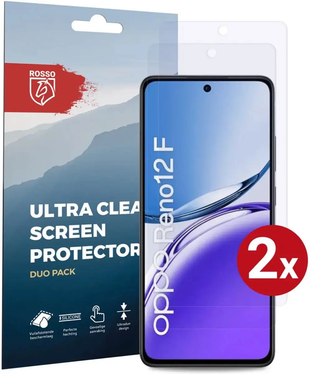 Rosso Screen Protector Geschikt voor Oppo Reno 12 F