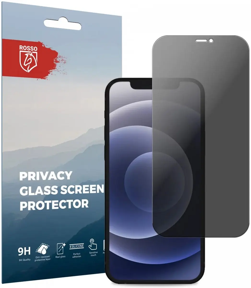 Rosso Privacy Screen Protector Geschikt voor de Apple iPhone 12 Mini
