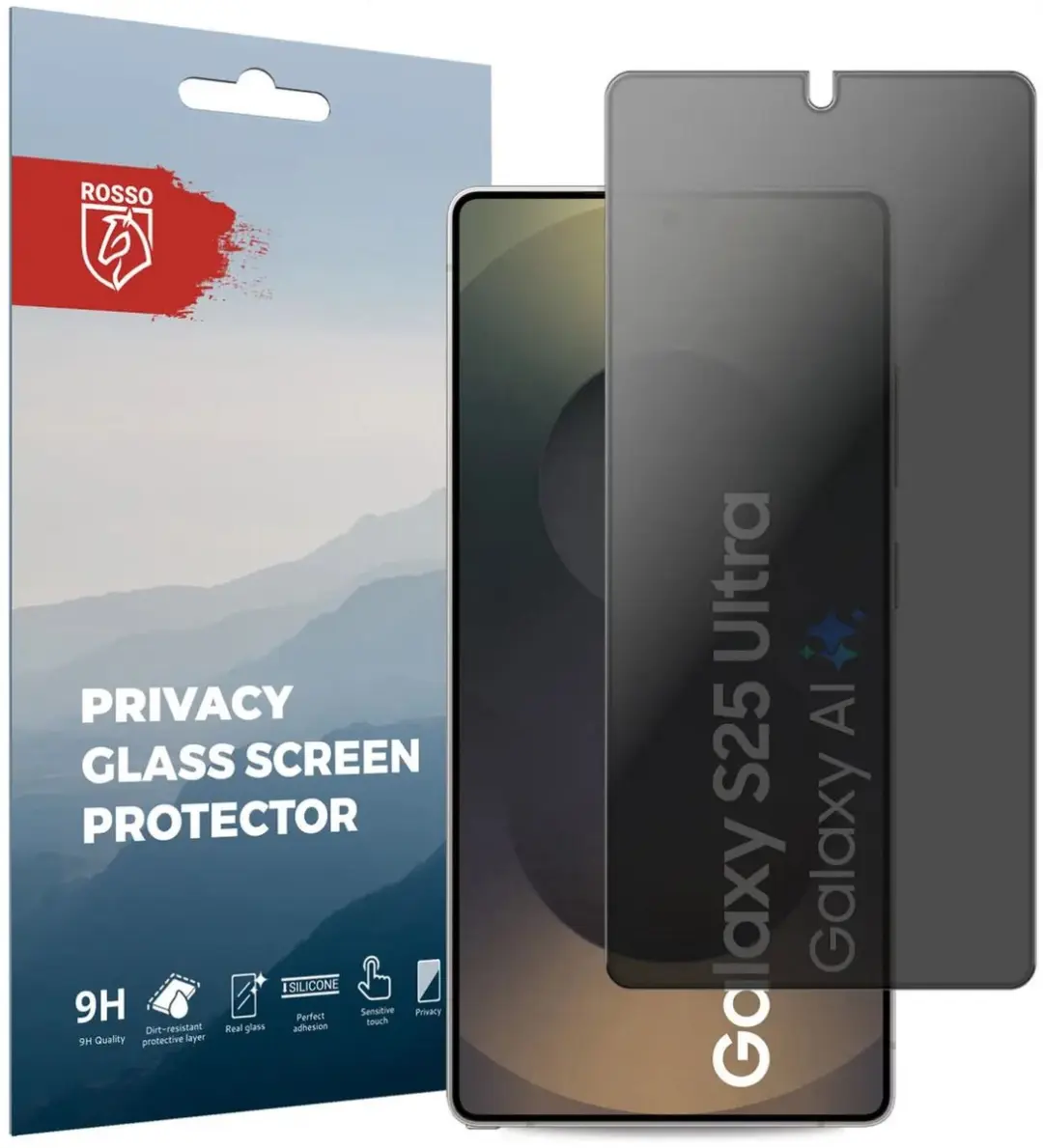 Rosso Privacy Screen Protector Geschikt voor de Samsung Galaxy S25 Ultra