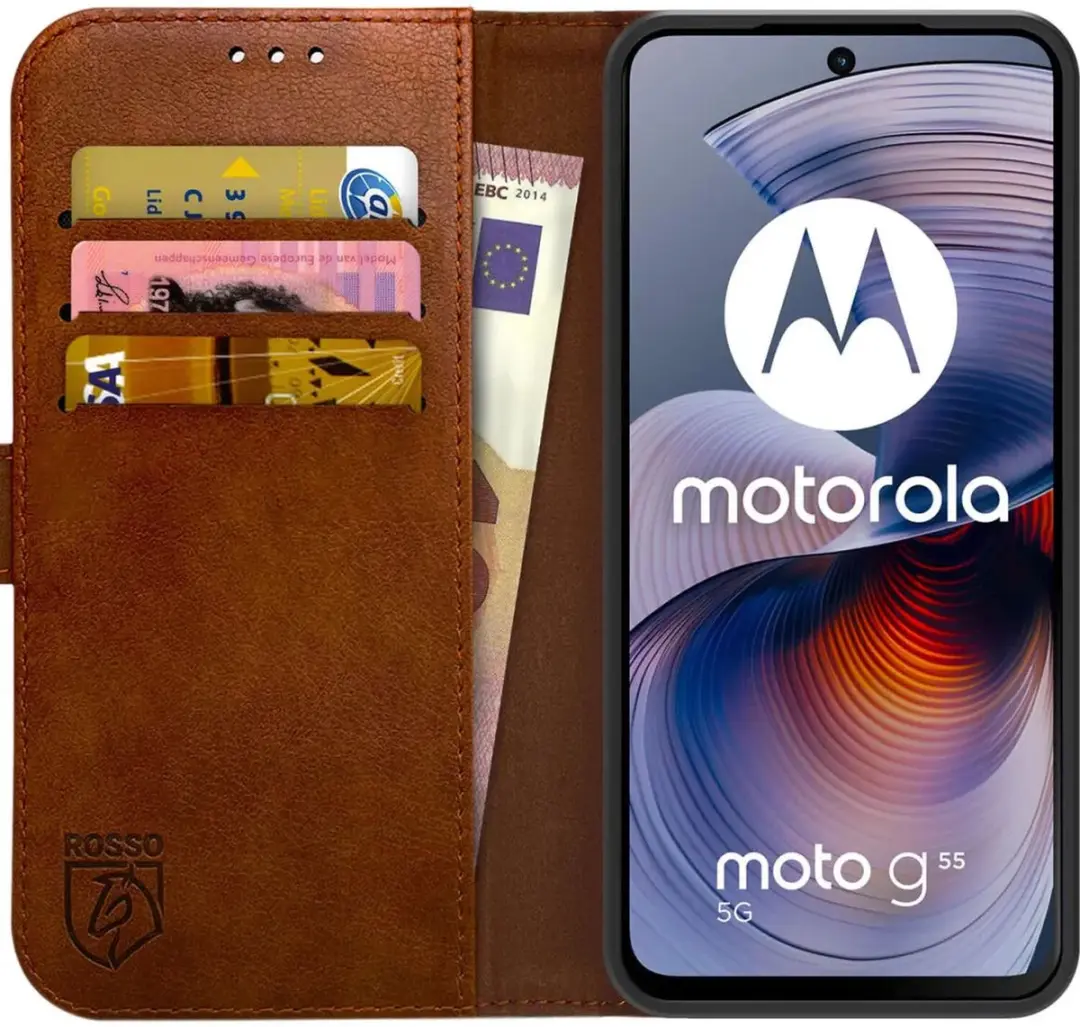 Rosso Element Geschikt voor Motorola Moto G55
