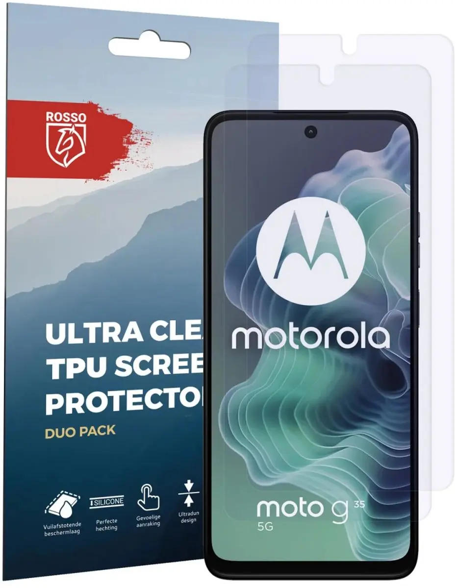 Rosso Screen Protector Motorola Moto G35 - 2 Stuks