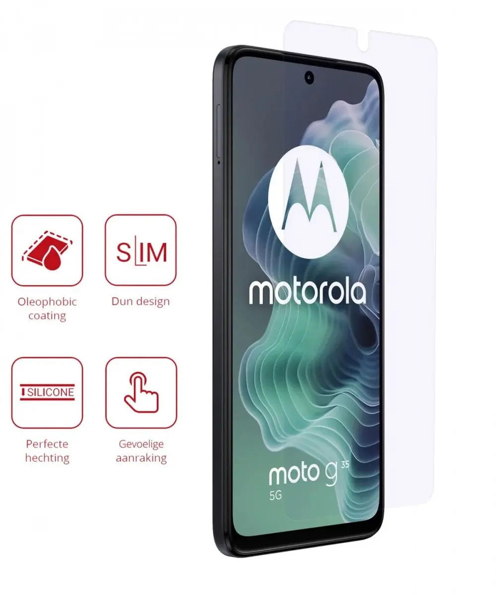 Rosso Screen Protector Motorola Moto G35 - 2 Stuks