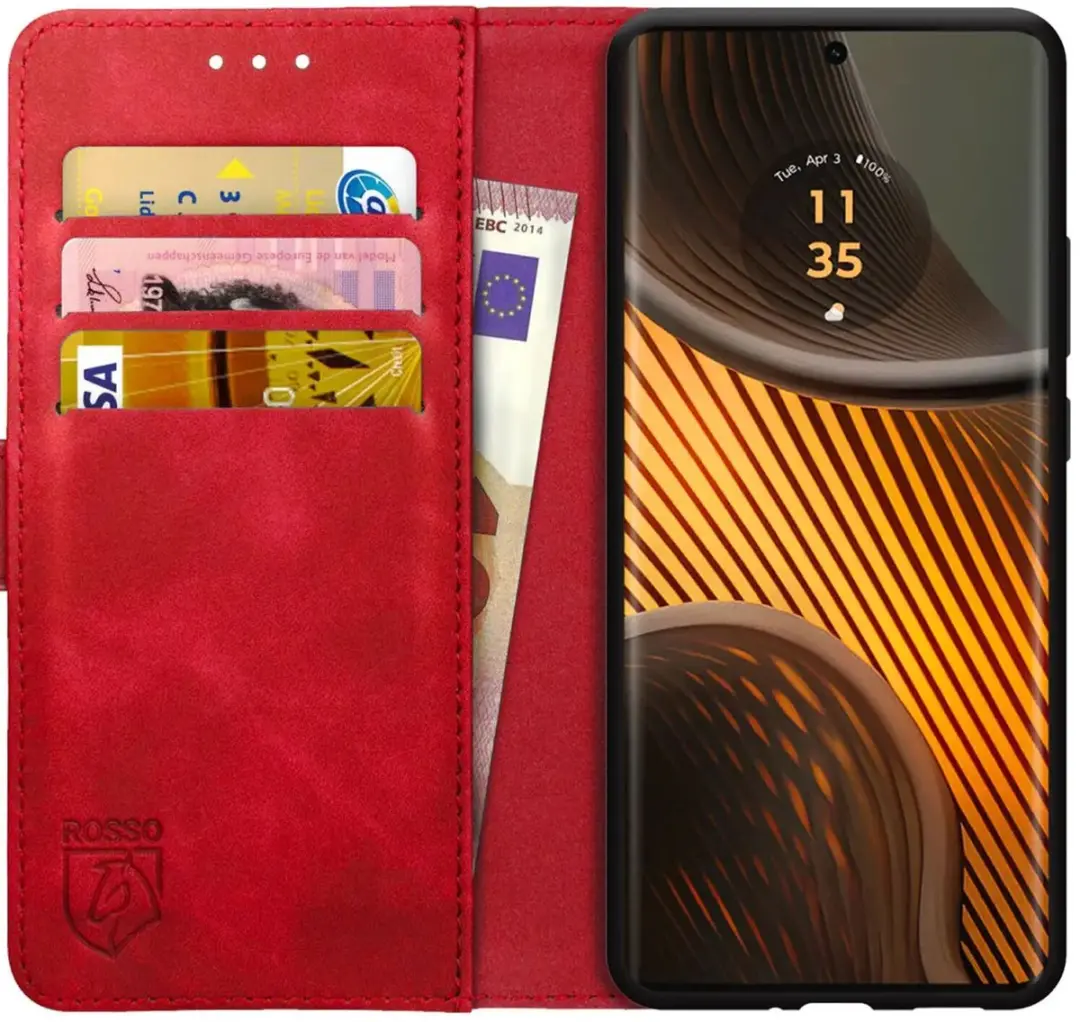 Rosso Element Geschikt voor Motorola Edge 50 Ultra