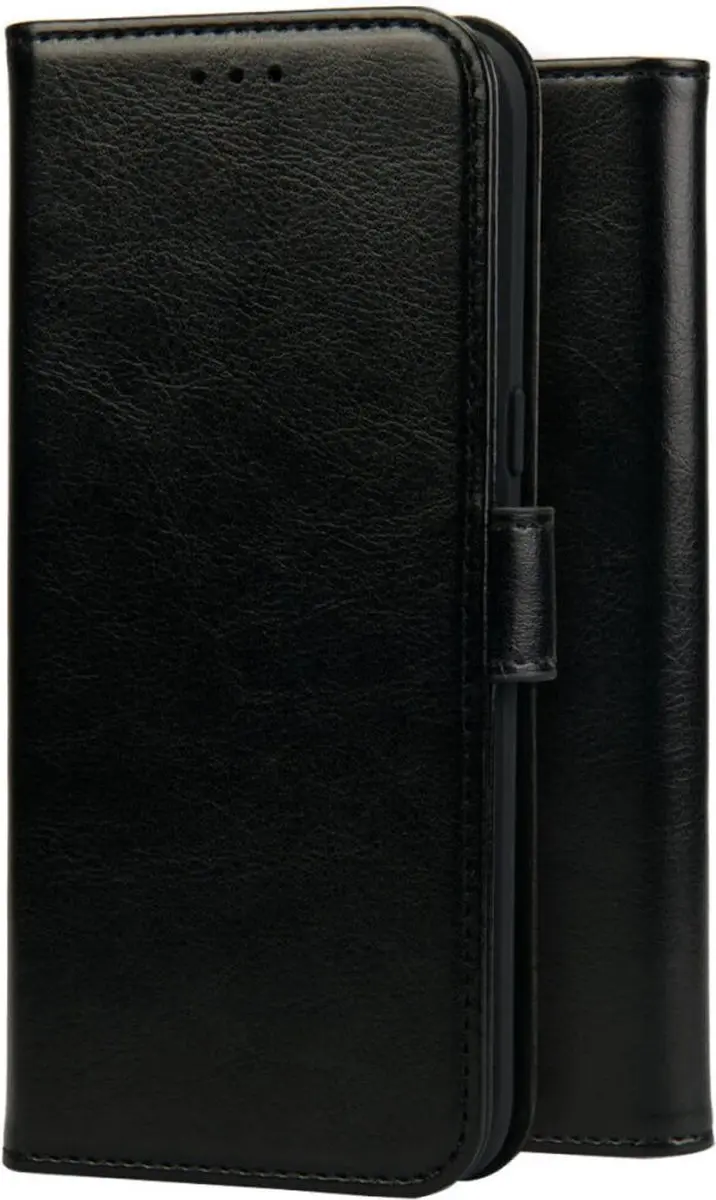 Rosso Element Wallet Book Case OnePlus 13R - 3 Pasjes - Zwart - afbeelding 6 van 6