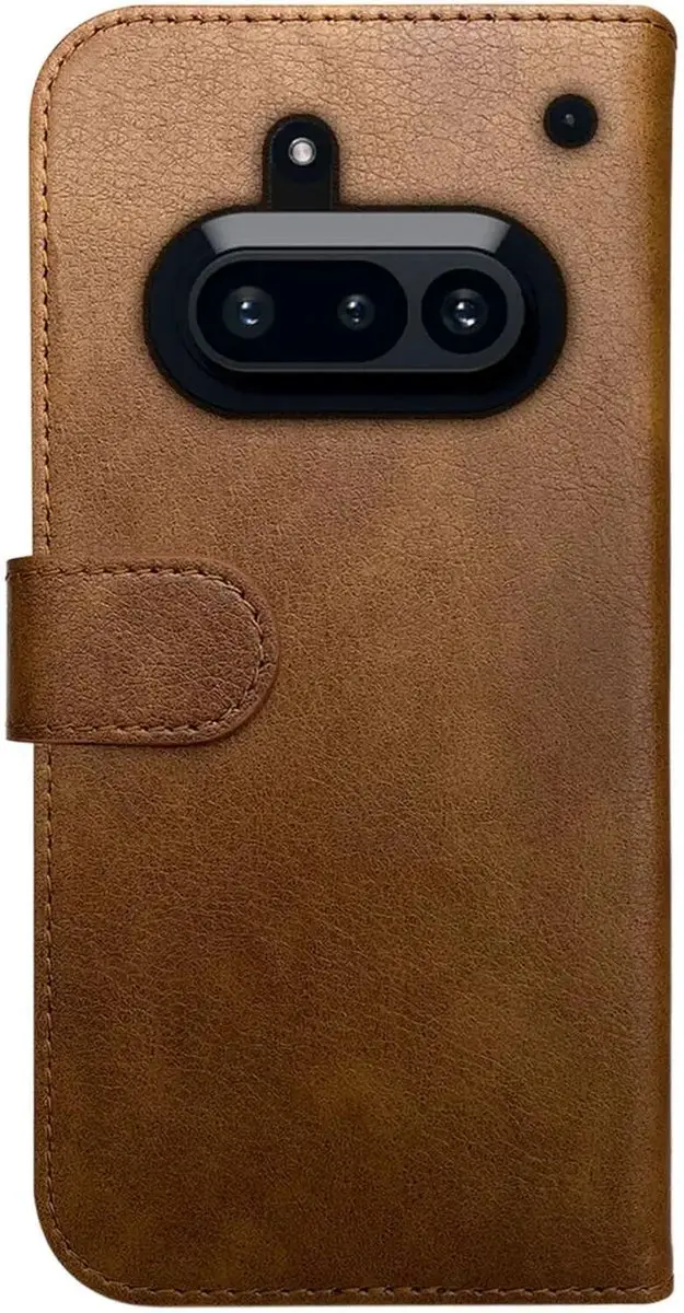 Rosso Element Wallet Book Case Nothing Phone (3a) - 3 Pasjes - Bruin