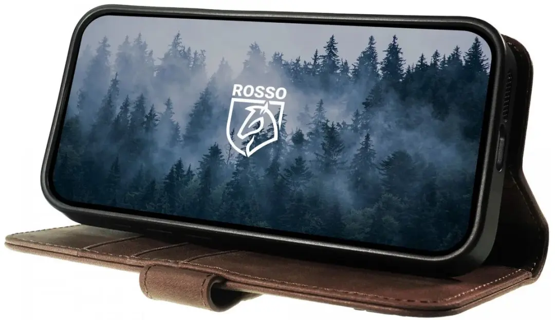 Rosso Elite 212904 Hoesje Samsung Galaxy S25 Edge - Bruin - afbeelding 6 van 6