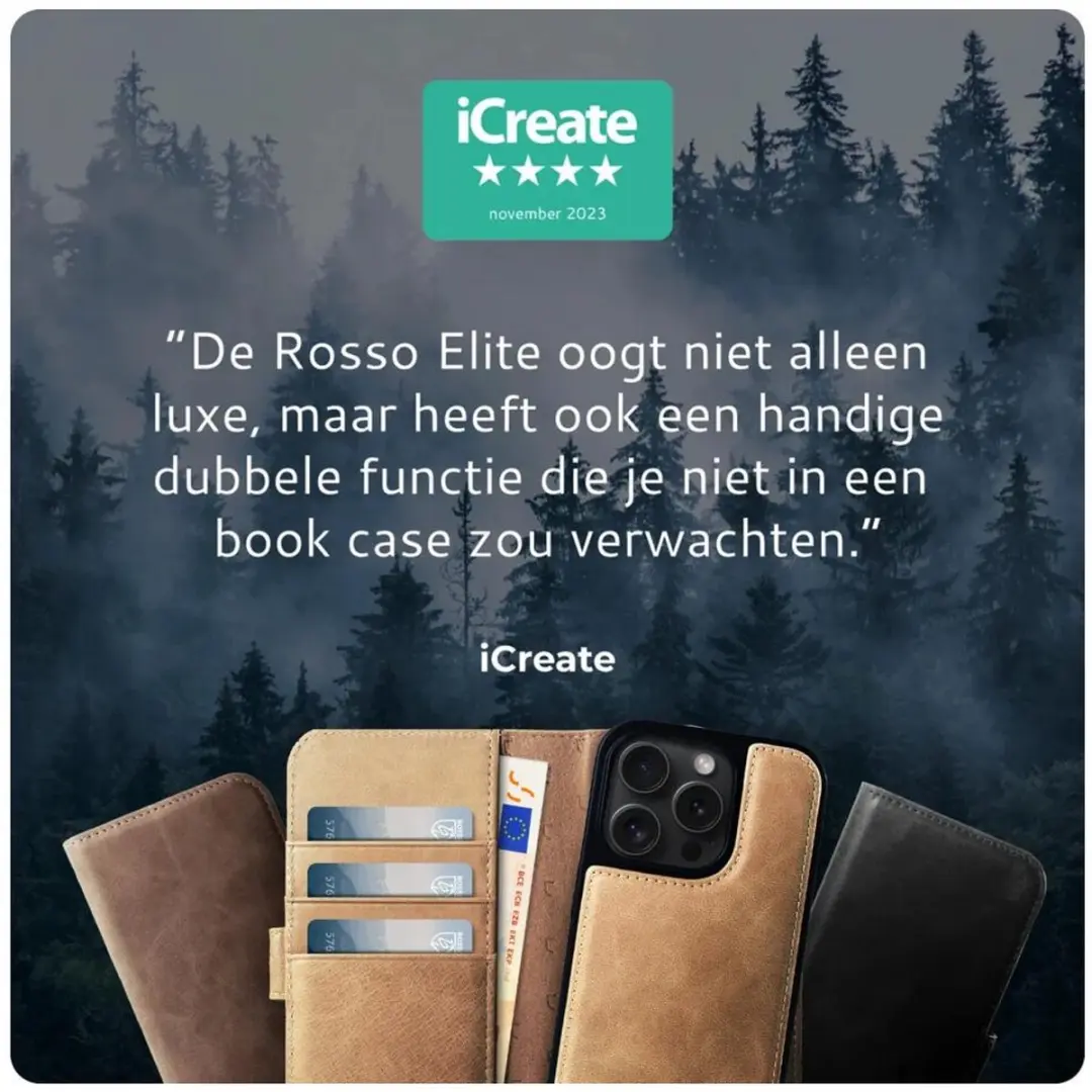 Rosso Elite 212904 Hoesje Samsung Galaxy S25 Edge - Bruin