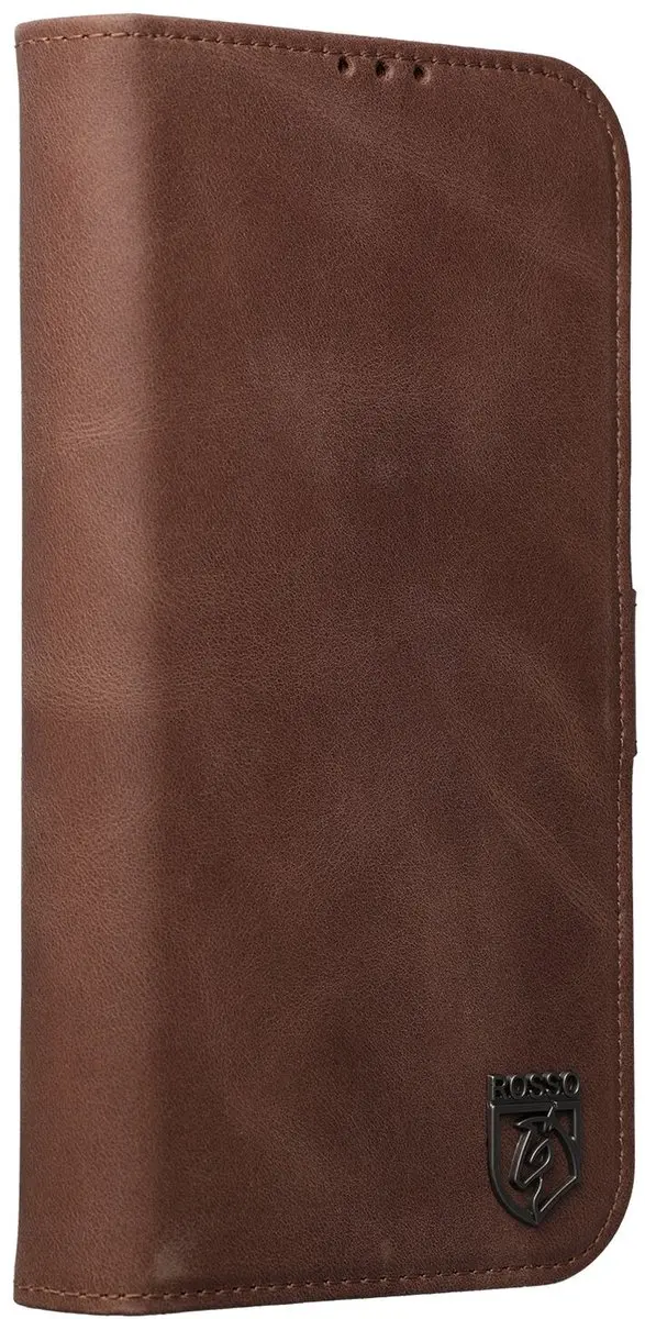 Rosso Elite 212904 Hoesje Samsung Galaxy S25 Edge - Bruin