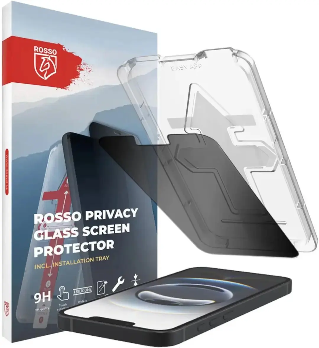 Rosso Privacy Screen Protector Geschikt voor Apple iPhone 17e / 16e