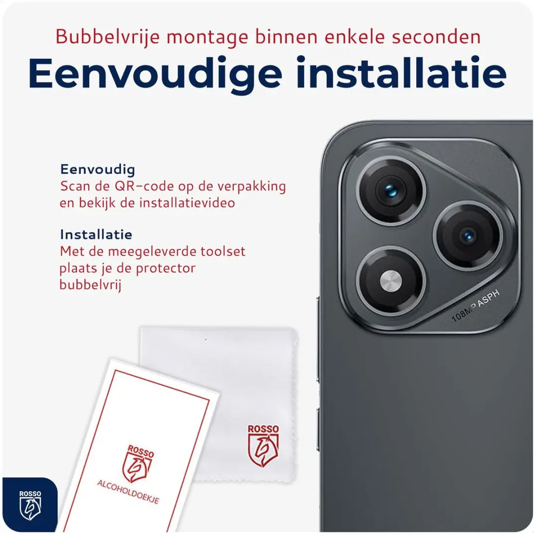 Rosso Camera Protector Honor 400 Lite - Ultra Dun Glas - Transparant