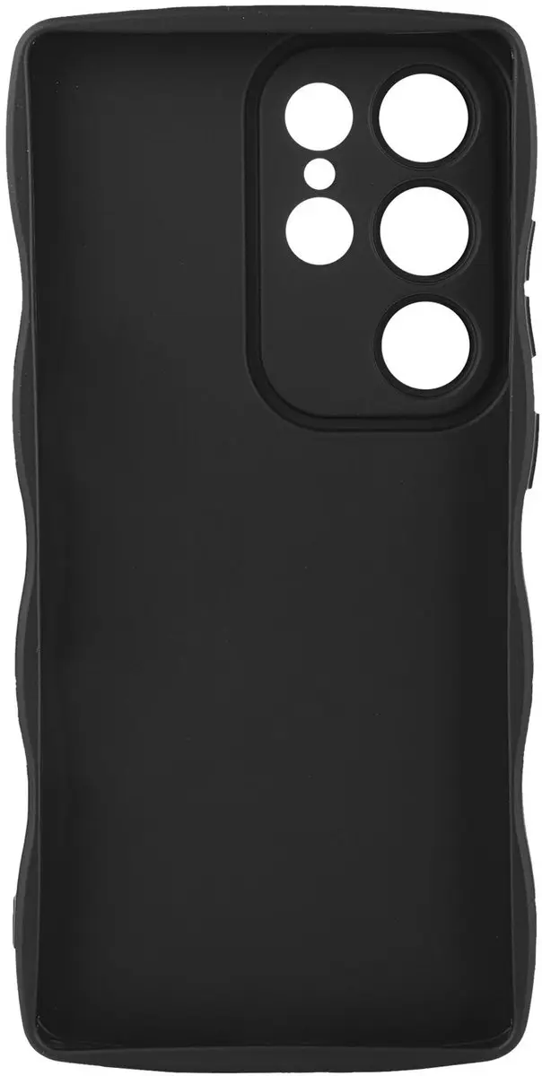 HappyCase Wavy Hoesje Samsung Galaxy S25 Ultra - Zwart - afbeelding 6 van 6