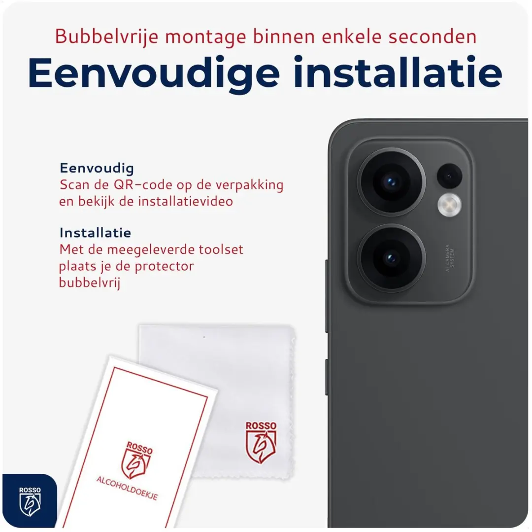 Rosso Camera Protector Oppo Reno 13 Pro - Ultra Dun Glas - afbeelding 6 van 6