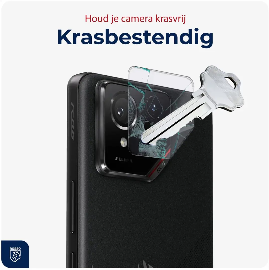 Rosso Camera Protector Asus ROG Phone 9 - Ultra Dun Glas - Transparant - afbeelding 6 van 6