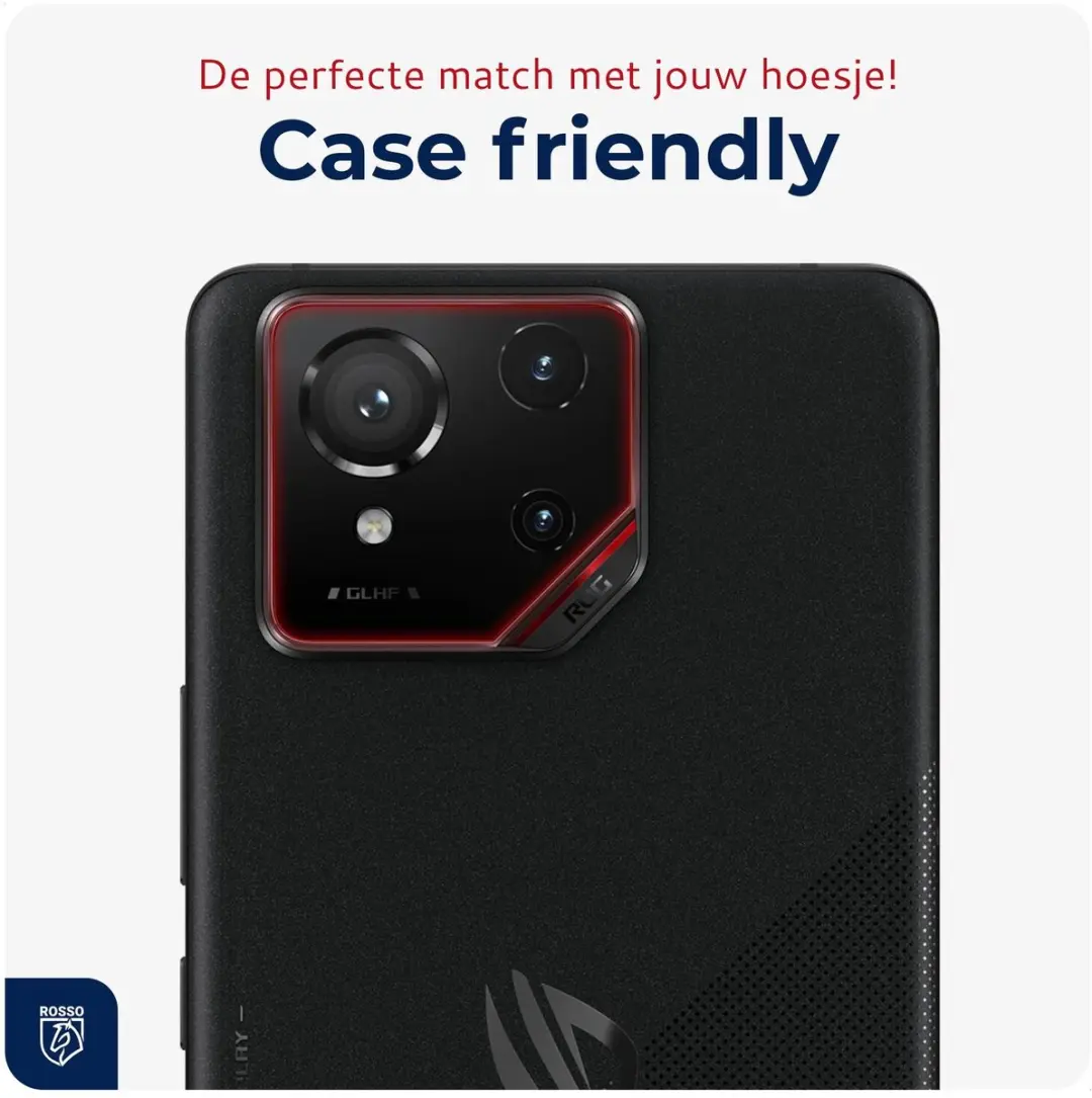 Rosso Camera Protector Asus ROG Phone 9 - Ultra Dun Glas - Transparant