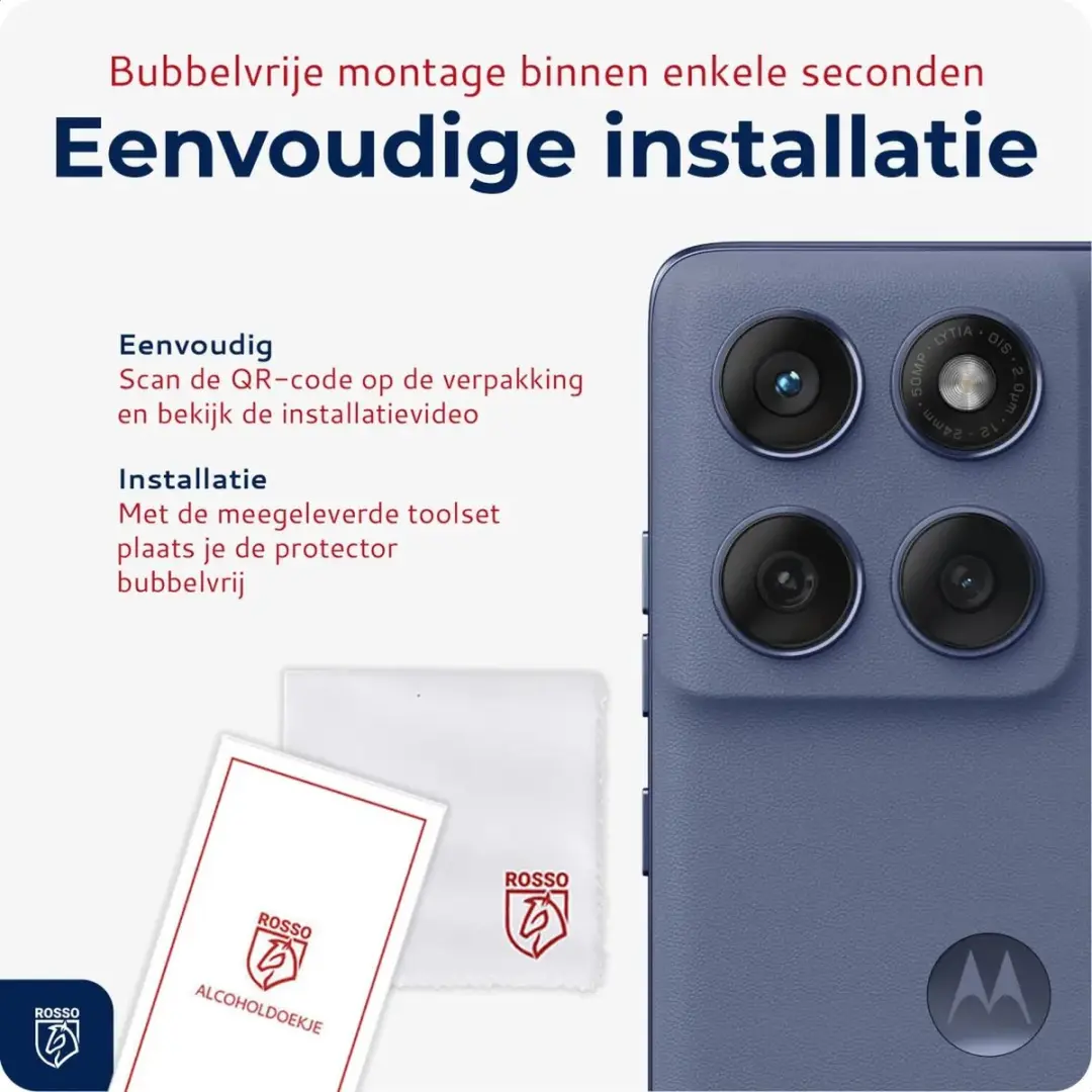 Rosso Camera Protector Motorola Edge 60 Fusion - Ultra Dun Glas