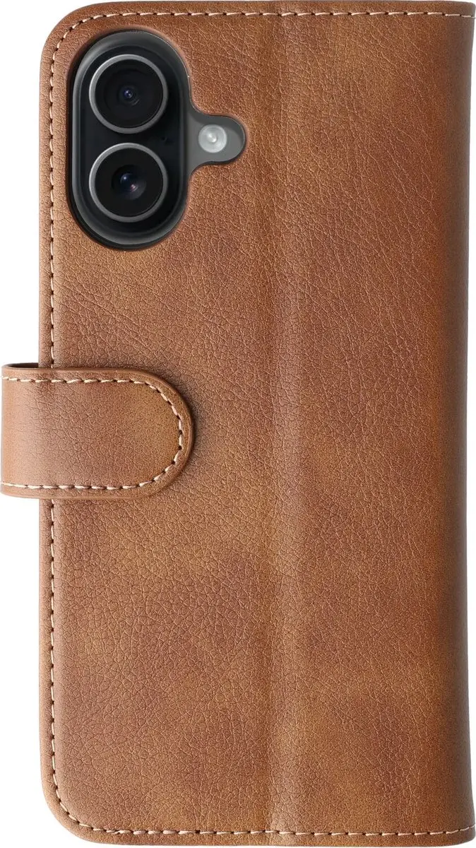 Rosso Element Wallet Book Case iPhone 17 - 3 Pasjes - Bruin