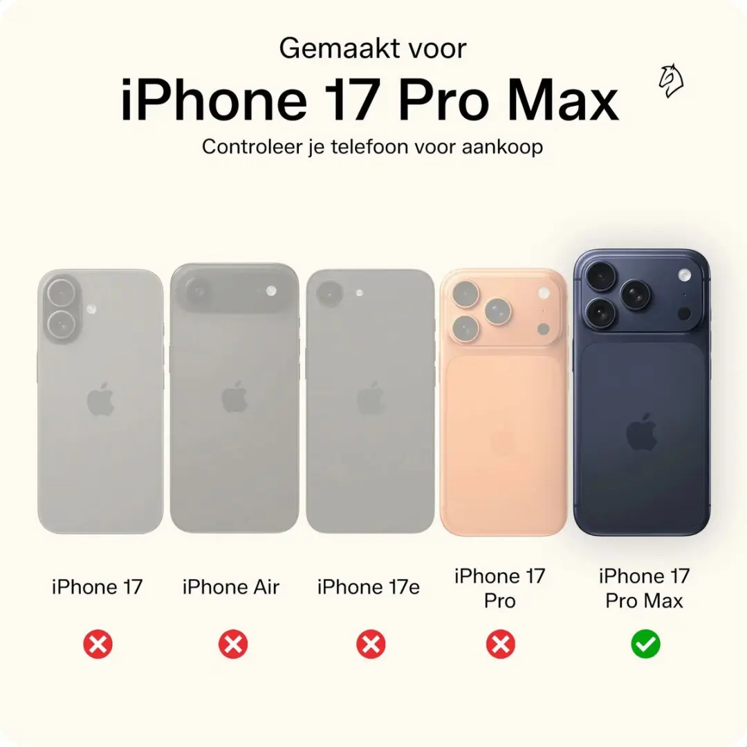 Rosso Element Wallet Book Case iPhone 17 Pro Max 218655 - Rood