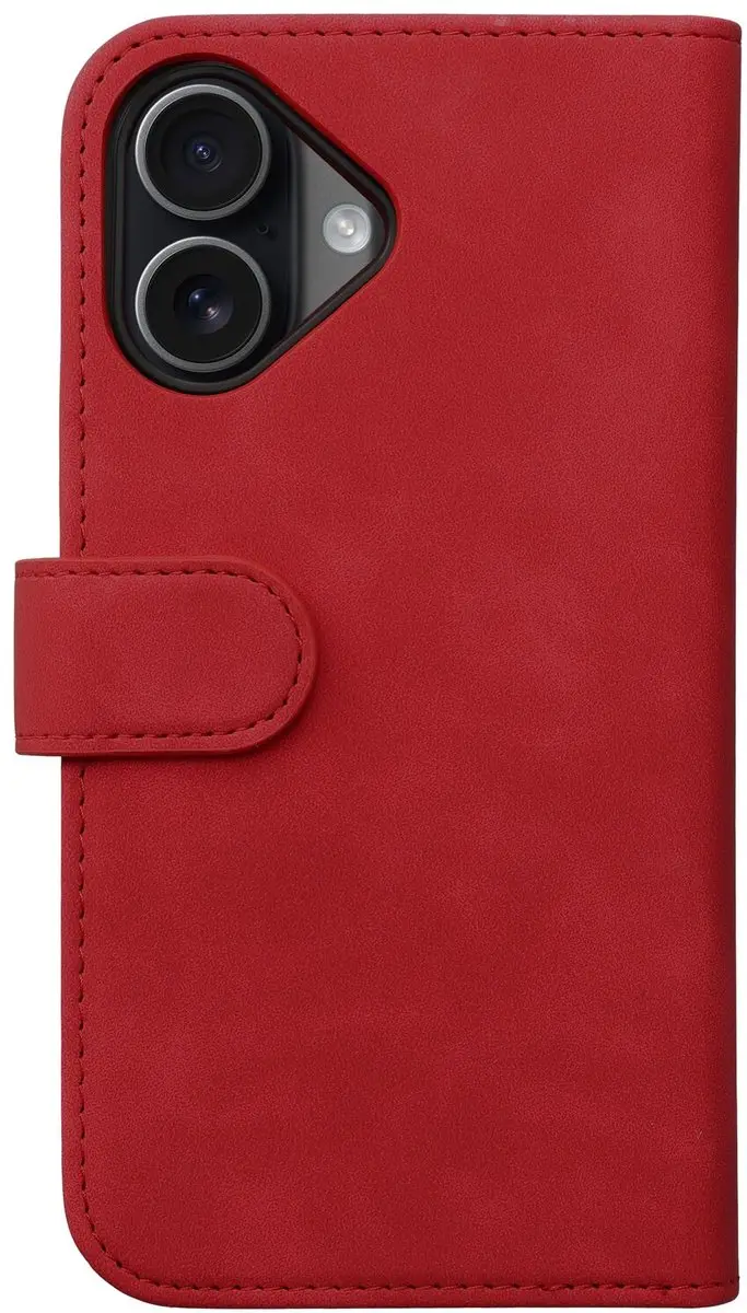 Rosso Element iPhone 17 Hoesje 2-in-1 Portemonnee - Rood - MPN 218703