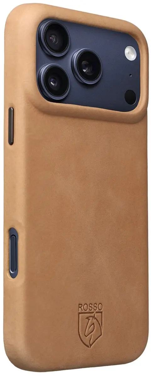 Rosso Elite Hoesje 218757 - iPhone 17 Pro - Lichtbruin