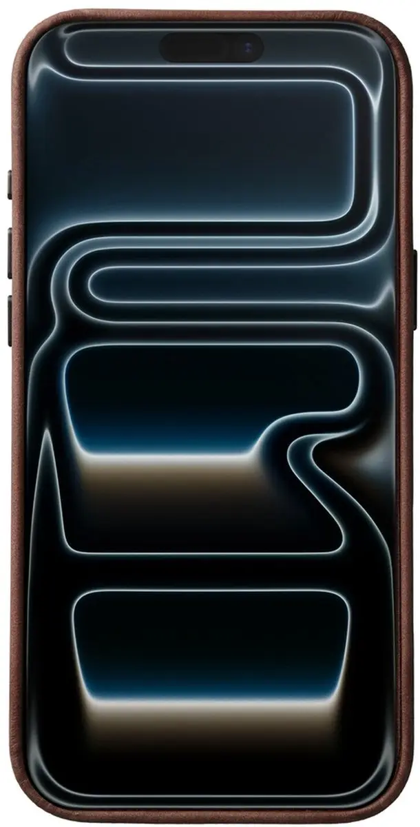 Rosso Elite 218763 Hoesje iPhone 17 Pro Max - Echt Leer - Bruin