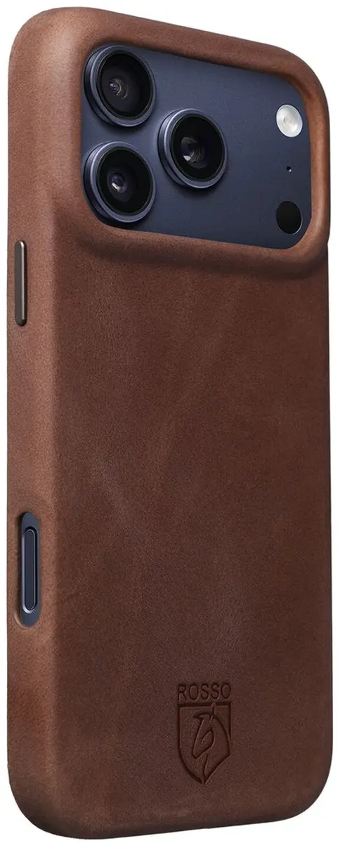 Rosso Elite 218763 Hoesje iPhone 17 Pro Max - Echt Leer - Bruin