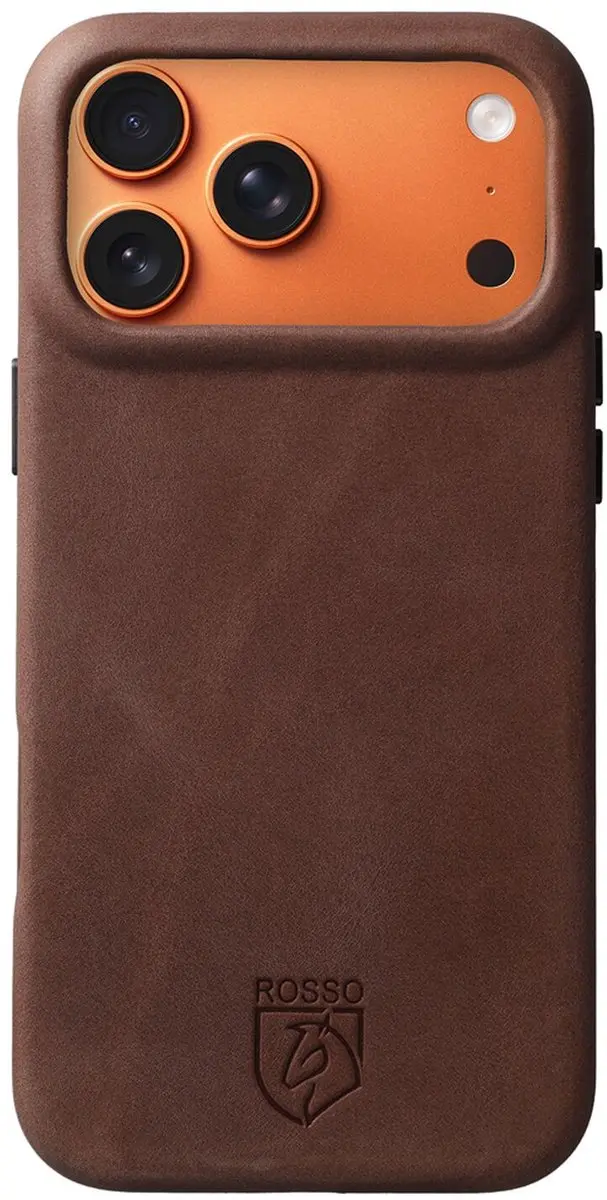 Rosso Elite 218763 Hoesje iPhone 17 Pro Max - Echt Leer - Bruin - afbeelding 6 van 6