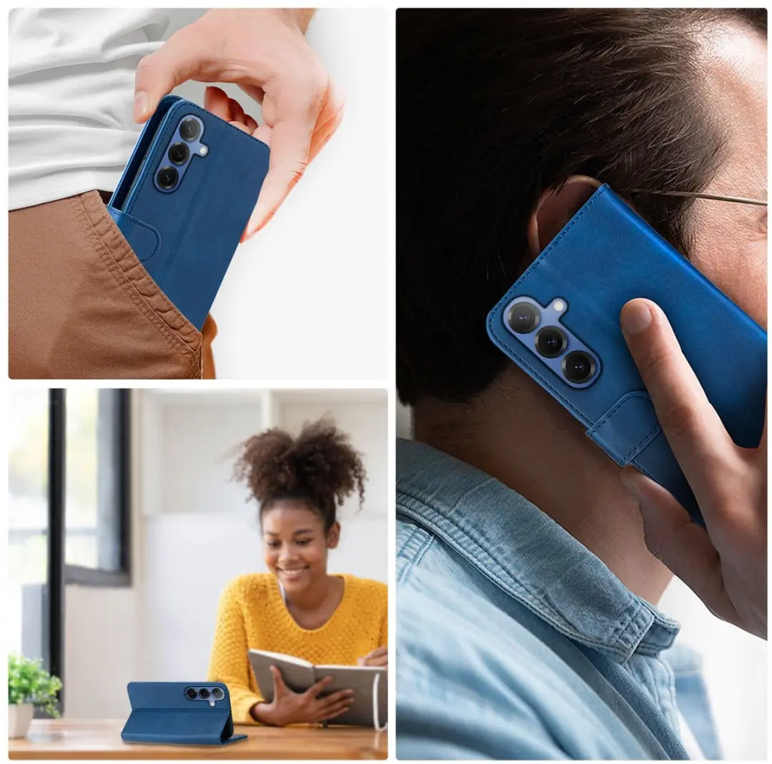 Rosso Element Wallet Book Case 224454 - Samsung Galaxy S25 FE - Blauw - afbeelding 6 van 6