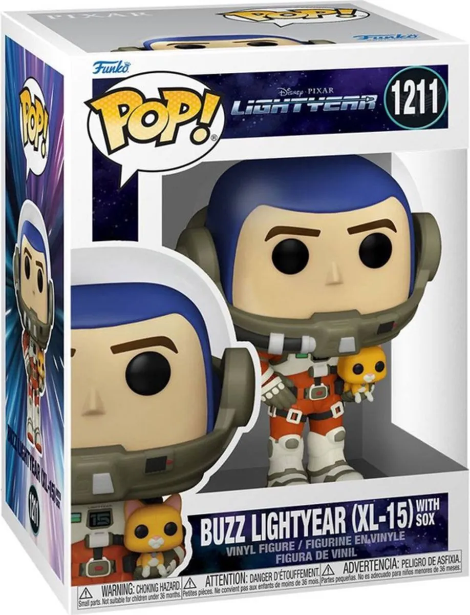 Funko Disney POP! Buzz Lightyear With Sox - 9cm - Multicolours