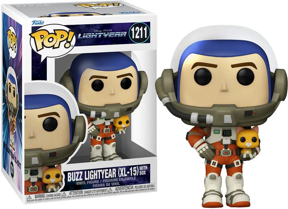 Funko Disney POP! Buzz Lightyear With Sox - 9cm - Multicolours