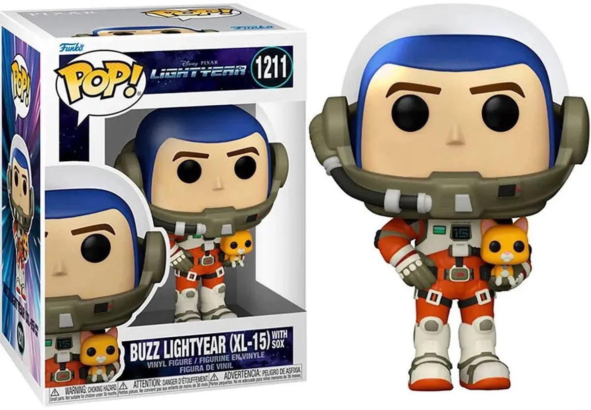 Funko Disney POP! Buzz Lightyear With Sox - 9cm - Multicolours - afbeelding 6 van 6