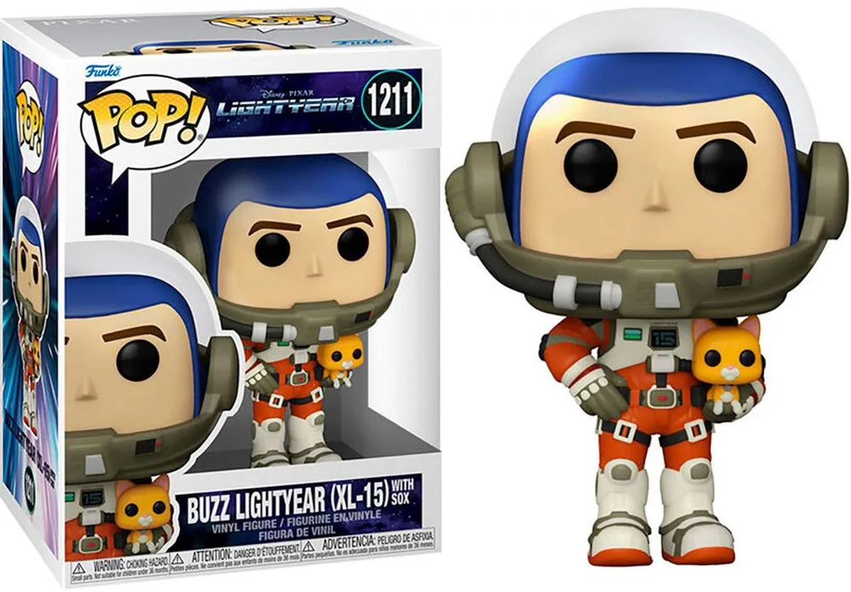 Funko Disney POP! Buzz Lightyear With Sox - 9cm - Multicolours