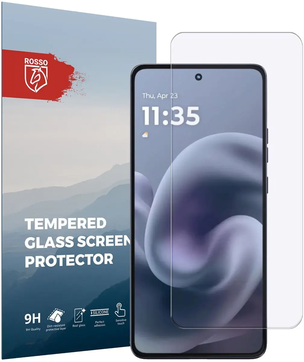 Rosso Tempered Glass Beschermglas Motorola Moto G86