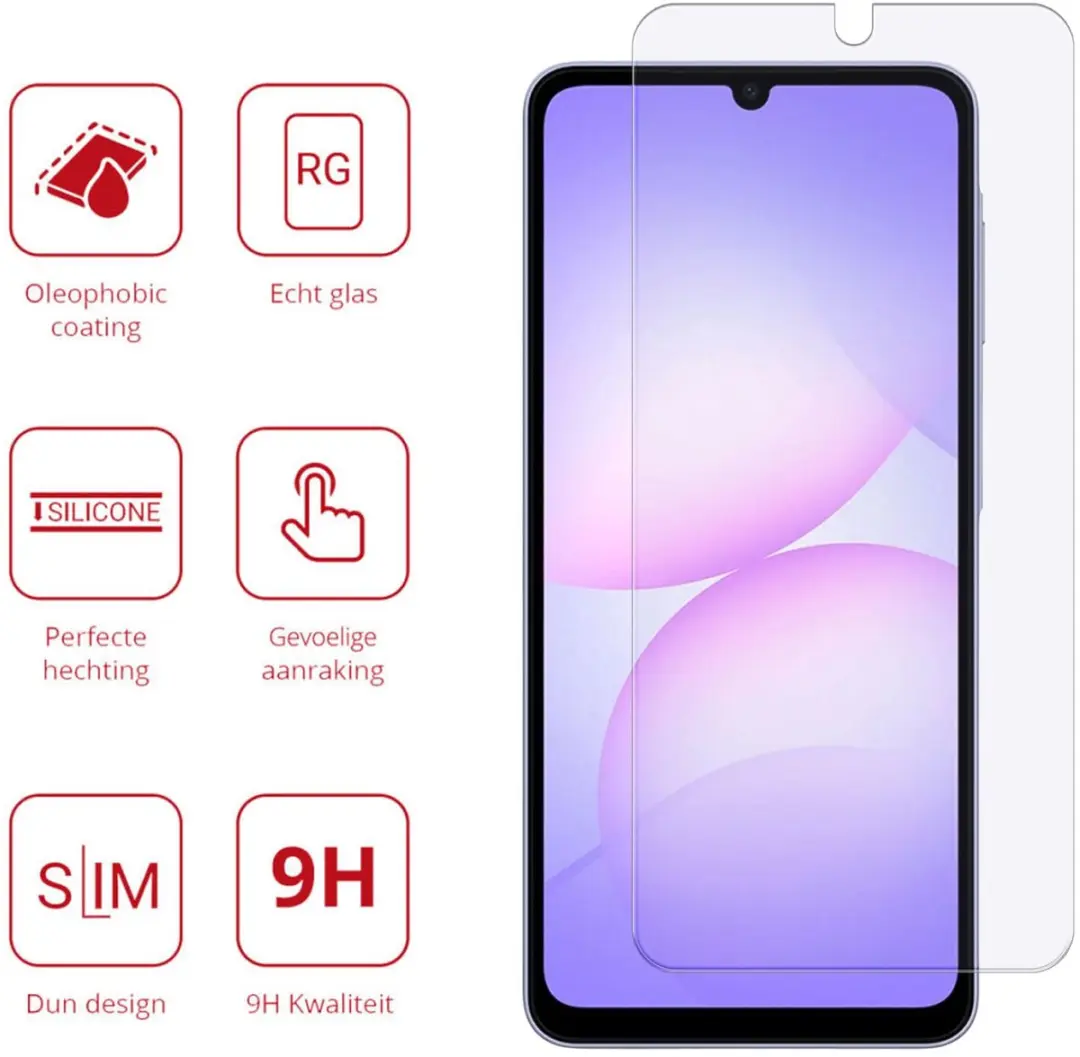 Rosso Screen Protector Samsung Galaxy A07 - 9H Tempered Glass