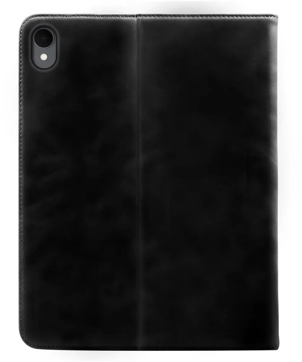 Rosso Deluxe 228342 Hoes Samsung Galaxy Tab S11 - Echt Leer - Zwart