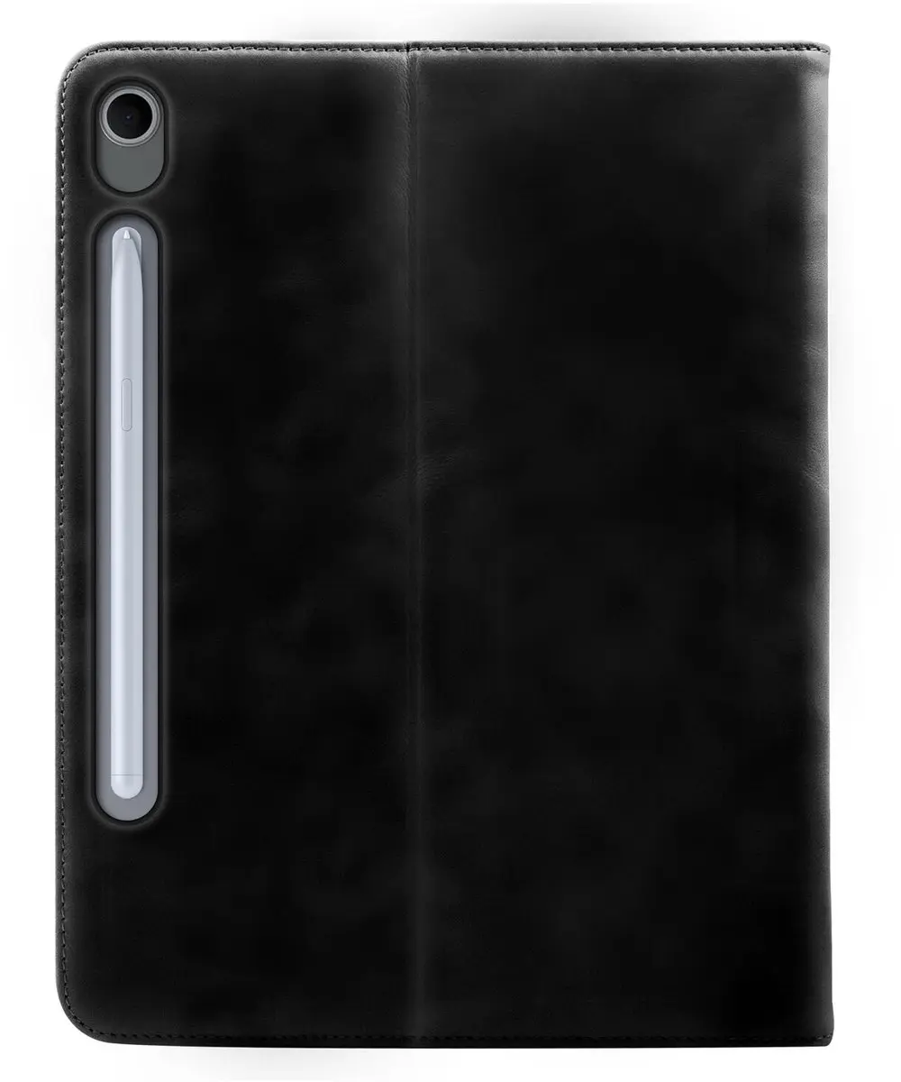 Rosso Deluxe 228384 Hoes Samsung Galaxy Tab S10 - Zwart Leer