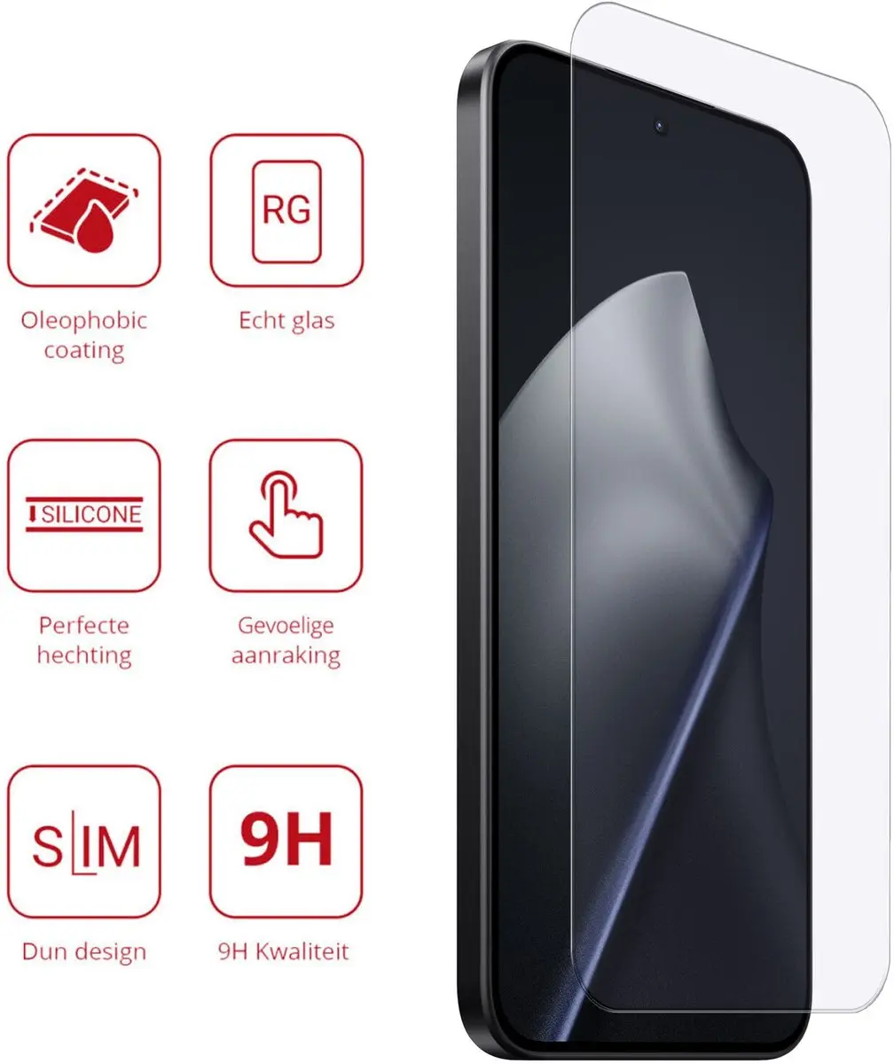 Rosso Screen Protector Xiaomi 15T/15T Pro 9H - Glasplaatje