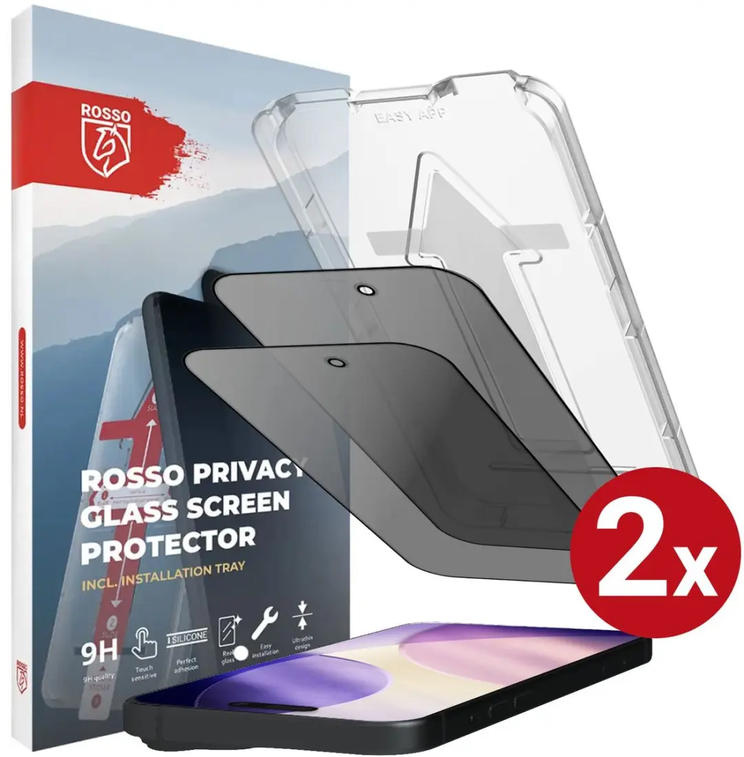 Rosso iPhone 17 Pro Max Privacy Screen 9H Glas