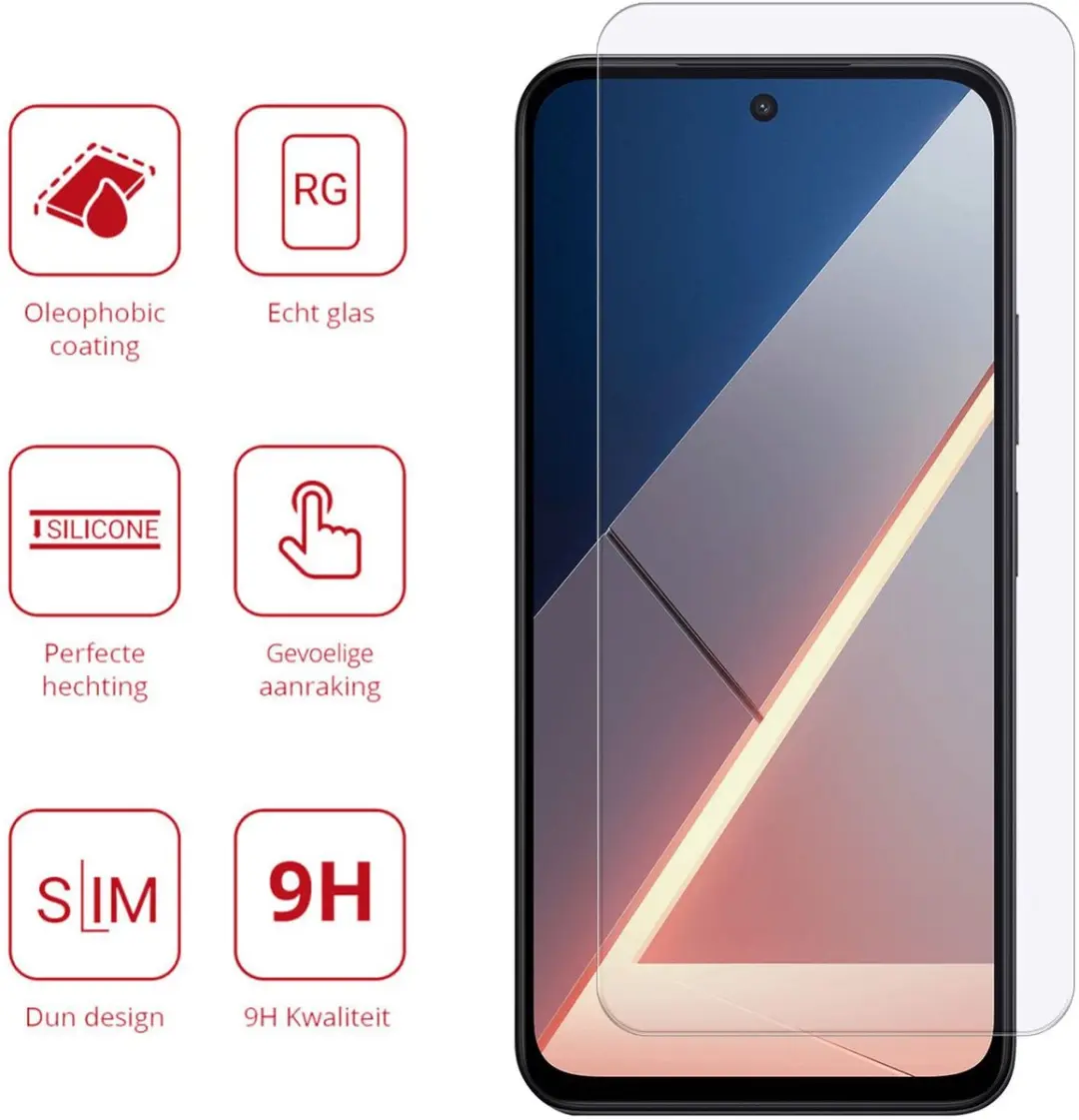 Rosso Screen Protector Xiaomi Poco M7 - 9H Tempered Glass