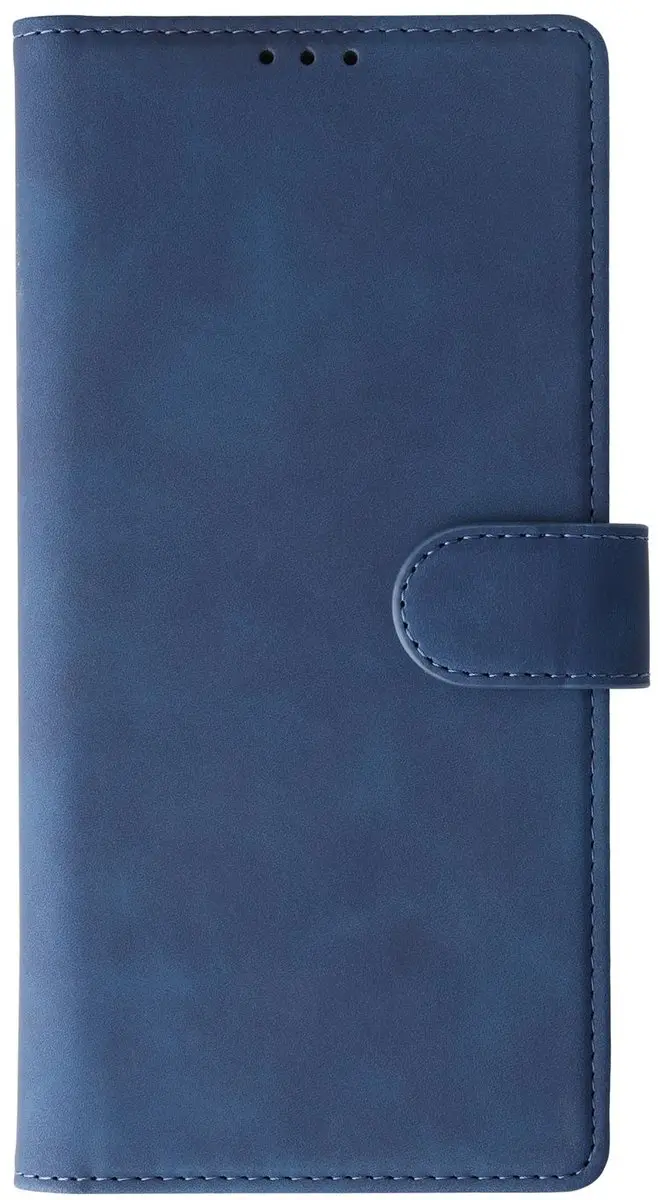 Rosso Element Wallet Book Case S26 Ultra - 3 Pasjes - Blauw